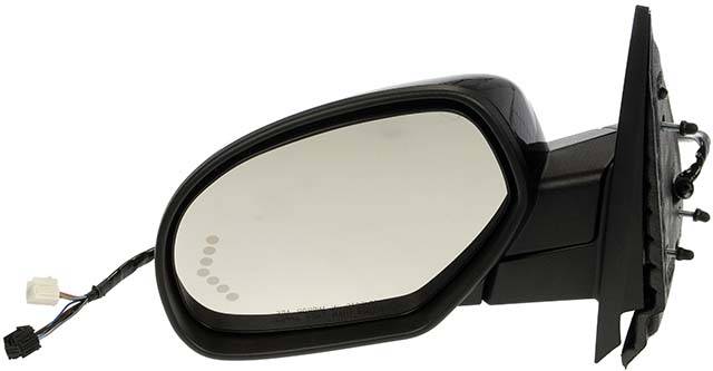 Dependable Direct Passenger Side Power Operated & Heated Mirror with Signal with Matching Paint Fits 16-18 Malibu LT LT Hybrid Model - Manual Fold