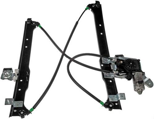741-578 15077722 15135970 Rear Left Driver Side Power Window Regulator with Motor Compatible for 2002-2006 Cadillac 2000-2007 Chevrolet 2000-2007 GMC 