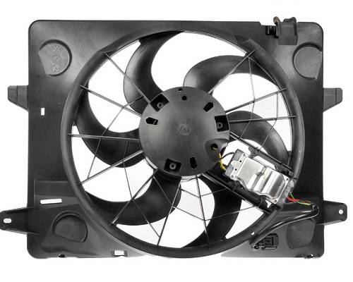 Motor fan for car radiator