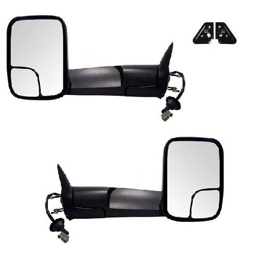 FOR 94-97 DODGE RAM TRUCK 1500 OE STYLE POWERED LEFT SIDE REAR VIEW DOOR MIRROR