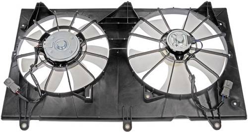 Brand New Engine Cooling Fan Assembly For Honda Accord 2.4L 4 Cyl 2003-2007