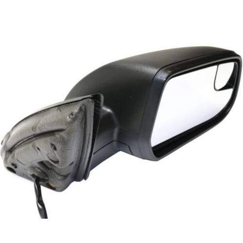 Side Mirror for Chevrolet Equinox 2010-2014 with Spotter Power Driver Left Black