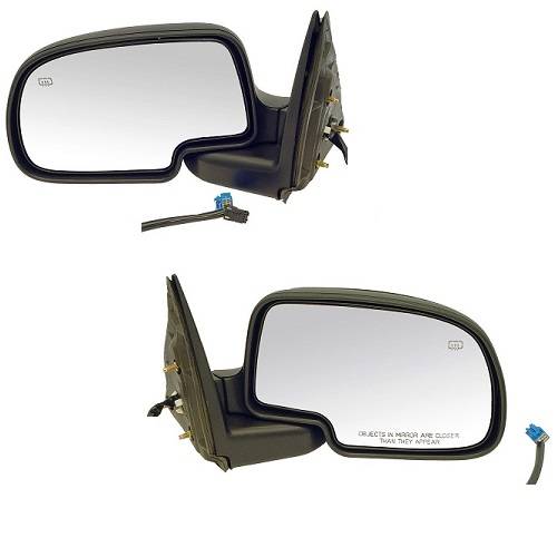 KV Manual Rear View Door Mirror W/Glass+Housing Left Driver Side 