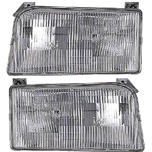 NEW HALOGEN HEAD LAMP ASSEMBLY RIGHT SIDE FITS 1992-1997 FORD F-350 F2TZ13008A