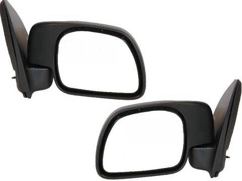 Set Side Manual Paddle Type Mirrors Pair fits Ford Super Duty Pickup Excursion