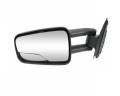 Replacement - 1999-2007* GM Truck / SUV Manual Extending Tow Mirror with Spotter Glass -Left Driver