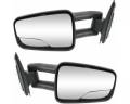 Replacement - 1999-2007* GM Truck / SUV Manual Extending Tow Mirrors with Spotter Glass -Driver and Passenger Set