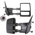 Ford -# - 2007-2014 Ford F150 Extendable Tow Mirrors Power Heat Signal Puddle -Driver and Passenger Set