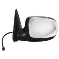 Chevy -# - 2000 2001 2002 Chevy and GMC Trucks Outside Door Mirror Power Heat with Puddle Light Chrome -Left Driver