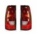 Chevy -# - 2004-2007* Silverado Rear Tail Light Back Brake Lamps -Driver and Passenger Set
