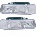 Chevy -# - 2000-2006 Suburban Front Headlight Lens Cover Replacement Assemblies -Driver and Passenger Set