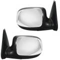 Chevy -# - 1999-2007* Silverado Side View Door Mirrors Manual Chrome -Driver and Passenger Set
