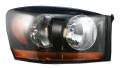 Dodge -# - 2006 Dodge Ram Truck Front Headlight Lens Cover Assembly Black Bezel -Right Passenger