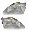 Ford -# - 1994-1998 Mustang Headlight Lens Cover Replacement Assemblies -Driver and Passenger Set