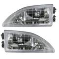 Ford -# - 1994-1998 Mustang Cobra Replacement Headlight Lens Cover Assemblies -Driver and Passenger Set