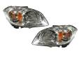 Chevy -# - 2005-2010 Chevy Cobalt Front Headlight Lens Cover Assemblies with Smoked Lens -Driver and Passenger Set