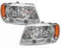 Jeep -# - 1999-2004 Grand Cherokee Limited Headlight Lens Cover Assemblies -Driver and Passenger Set