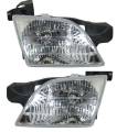 Chevy -# - 1997-2005 Venture Van Front Headlight Lens Cover Assemblies -Driver and Passenger Set