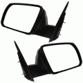 Toyota -Replacement - 2008-2013 Sequoia Outside Door Mirrors Power Heat Smooth -Driver and Passenger Set