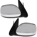 Toyota -Replacement - 2004 2005 2006 Tundra Double Cab SR5 Outside Door Mirrors Power Heat Chrome -Driver and Passenger Set