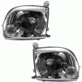 Toyota -Replacement - 2005-2006 Tundra Front Headlight Lens Cover Assemblies -Driver and Passenger Set