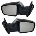 Toyota -Replacement - 2007-2013 Tundra Side View Door Mirrors Power Textured -Driver and Passenger Set