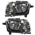 Chevy -# - 2010-2013 Camaro Front Halogen Headlight Lens Cover Assemblies -Driver and Passenger Set