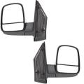Chevy -# - 2008-2017 Express Van Side View Door Mirrors Dual Glass -Driver and Passenger Set