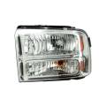 Ford -# - 2005 Ford Excursion Combination Front Headlight with Chrome -Left Driver