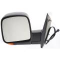 Chevy -# - 2003-2007 Express Van Outside Door Mirror Power Heat with Signal -Left Driver