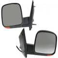 Chevy -# - 2003-2007 Express Van Outside Door Mirrors Power Heat with Signal -Driver and Passenger Set