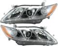 Toyota -Replacement - 2007 2008 2009 Camry SE Front Headlight Lens Cover Assemblies Smoked -Driver and Passenger Set