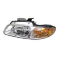 Plymouth -# - 1996-2000 Voyager Headlight Without Quad -Left Driver