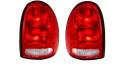 Chrysler -# - 1996-2000 Town & Country Rear Tail Lights Brake Lamp -Driver and Passenger