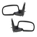 Chevy -# - 2003-2006 Avalanche Side View Door Mirrors Power Heat Textured -Driver and Passenger Set