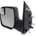 Ford -# - 2010-2014 Econoline Van Outside Door Mirror with Spotter Glass Power -Left Driver