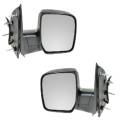 Ford -# - 2009 Econoline Van Side Door Mirror Power -Driver and Passenger Set