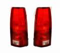 Chevy -# - 1988-2001* Chevy Truck Tail Light Brake Light Lens Cover and Housing -Driver and Passenger Set