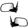 Chevy -# - 1999-2002 Chevy GMC Truck Outside Door Mirrors Power Heat Textured -Driver and Passenger Set