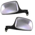 Ford -# - 1992-1997* Ford Super Duty Side View Door Mirrors Power Chrome -Driver and Passenger Set