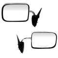 Dodge -# - 1994-1997 Dodge Pickup Old Style Mirror Manual Chrome -Driver and Passenger Set