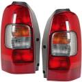 Olds -# - 1997-2004 Silhouette Rear Tail Light Brake Lamp with Circuit Board and Bulbs -Driver and Passenger Set