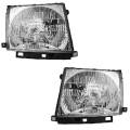 Toyota -Replacement - 1997*-2000 Tacoma Front Headlight Lens Cover Assemblies -Driver and Passenger Set