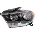 Dodge -# - 2011 2012 2013 Durango Front Headlight Lens Cover Assembly Black -Left Driver