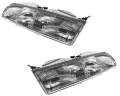 Ford -# - 1992-1997 Crown Victoria Front Headlight Lens Cover Assemblies -Driver and Passenger Set