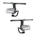 Nissan -# - 2000 Frontier Fog Lights Driving Lamps -Driver and Passenger Set