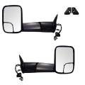 Dodge -# - 1994-1997 Dodge Ram Flip-up Tow Style Mirrors Power -Driver and Passenger Set