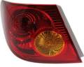 Toyota -Replacement - 2003-2004 Corolla Rear Tail Light Brake Lamp Outer Amber -Left Driver