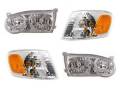 Toyota -Replacement - 2001-2002 Corolla Front Headlight and Park Signal Lights -4 Piece Set