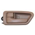 Toyota -Replacement - 1997-2001 Camry Inside Door Pull Tan with Trim Bezel -Left Driver Front or Rear